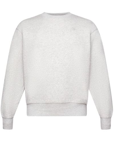 Esprit Sweatshirt Met Een Kleine Dolfijnenprint - Wit