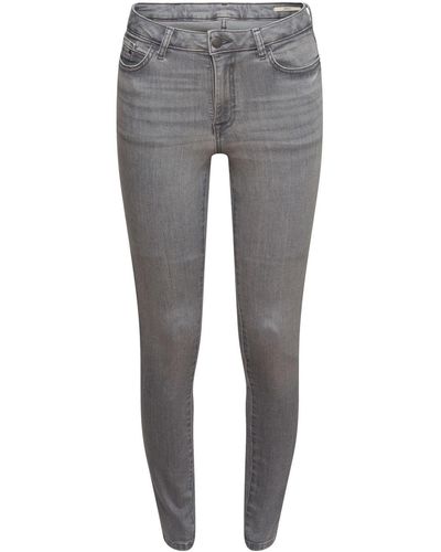 Esprit Skinny Jeans Met Superstretch - Grijs
