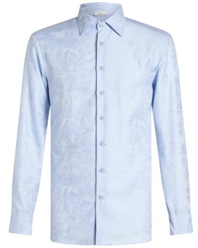 Etro Jacquard Shirt - Blue