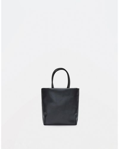 Fabiana Filippi Leather Mini Shopping Bag - Blue