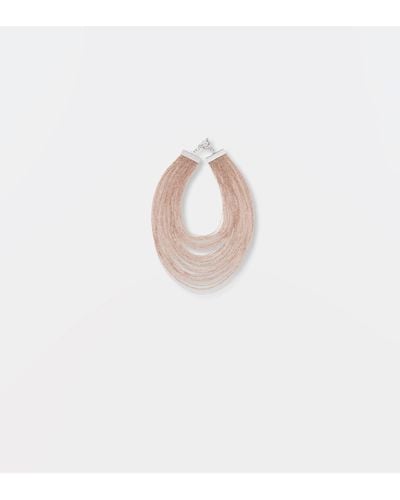 Fabiana Filippi Glänzende Halskette - Weiß