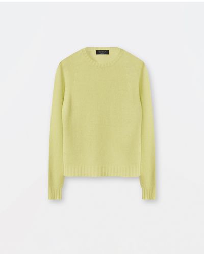 Fabiana Filippi Cashmere Crew Neck Sweater - Yellow