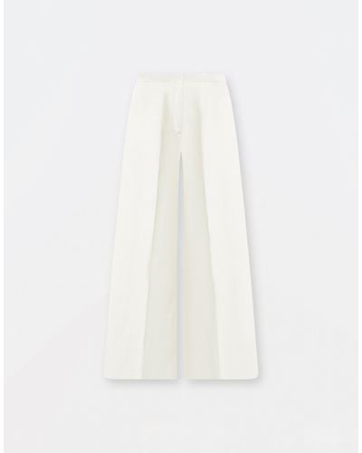 Fabiana Filippi Linen Viscose Cloth Pants - White