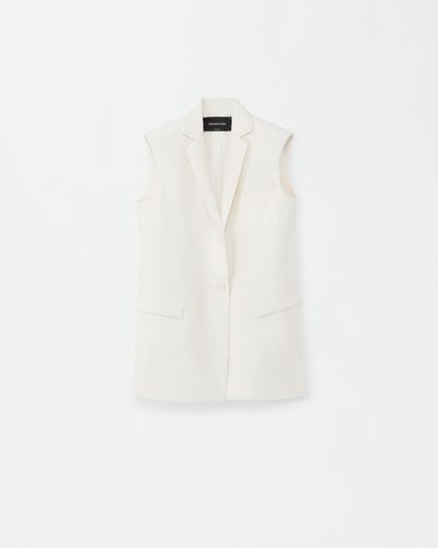 Fabiana Filippi Wool Silk Vest - White