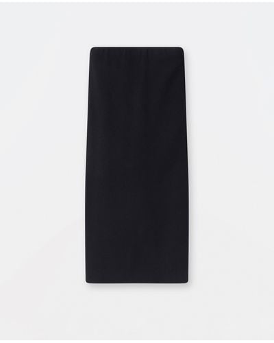 Fabiana Filippi High Waisted Viscose Knit Pencil Skirt - Black
