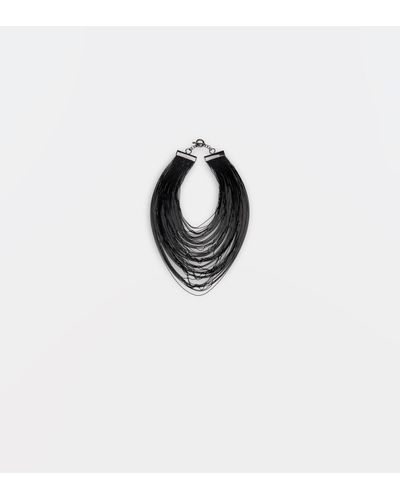 Fabiana Filippi Glänzende Halskette - Weiß