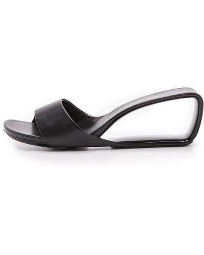 United Nude Mobious Slide Sandals - Black