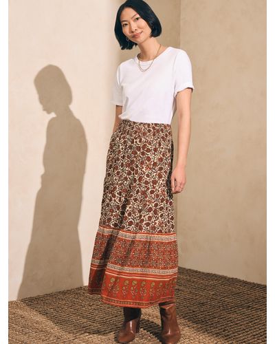 Buy Beige Skirts & Ghagras for Women by Jabama Online | Ajio.com