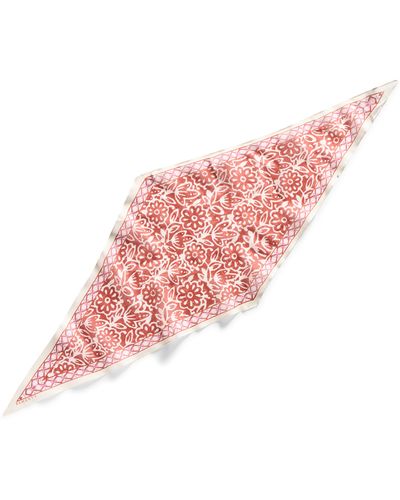 Faherty Batik Diamond Bandana - Pink
