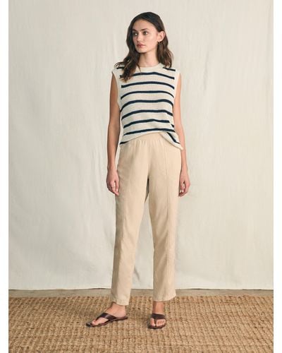 Faherty Arlie Trousers - Natural