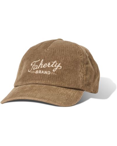 Faherty Corduroy Hat - Natural