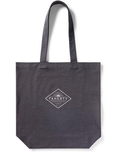 Faherty All Day Tote - Blue