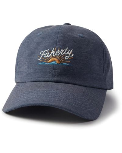 Faherty All Day Baseball Hat - Blue