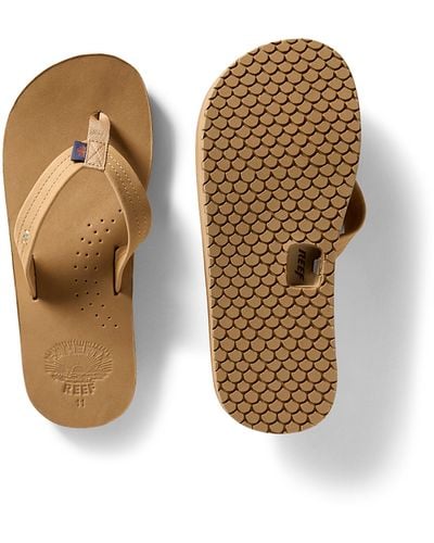 Reef Faherty X Draftsmen Flip Flop Shoes - Natural