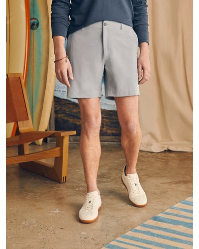 Faherty All Day Shorts (7" Inseam) - Grey