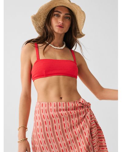 Faherty Seascape Bikini Top - Red