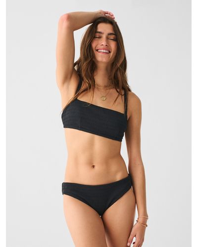 Faherty Seascape Bikini Bottom - Black