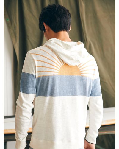 Faherty Sunwashed Sunray Hoodie - Multicolour