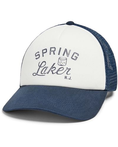Faherty Spring Laker Trucker - Blue