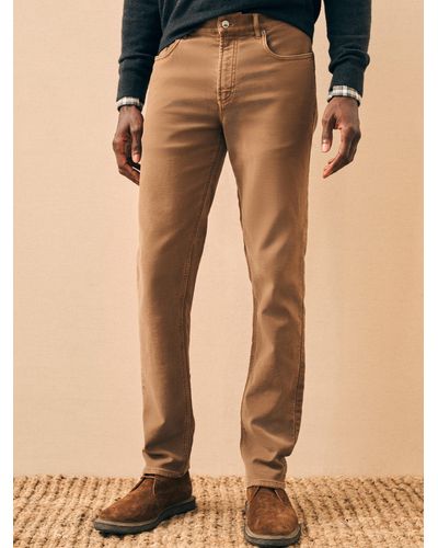 Faherty Stretch Terry 5-pocket Pants (34" Inseam) - Multicolor