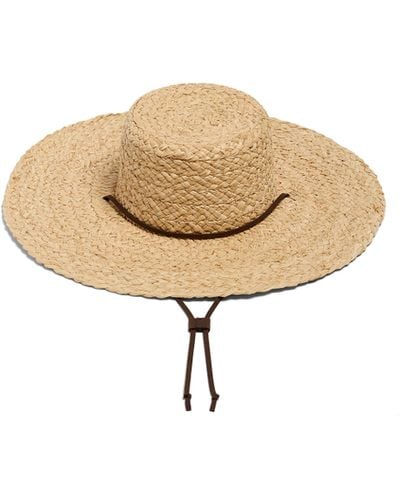 Faherty Raffia Lifeguard Hat - Natural