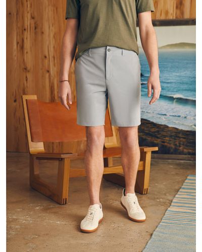 Faherty All Day Shorts (9" Inseam) - Gray