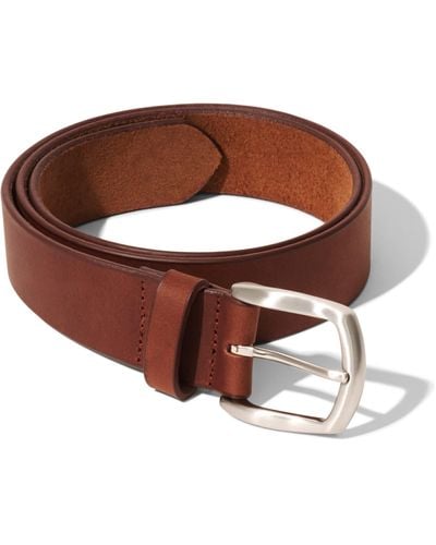 Faherty Leather Belt - Brown