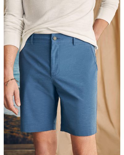 Faherty All Day Shorts (9" Inseam) - Blue