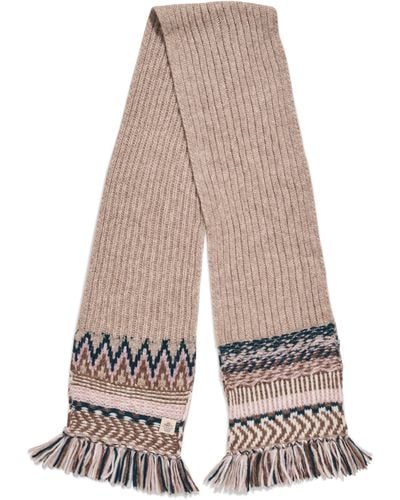 Faherty Native Knitter Scarf - White