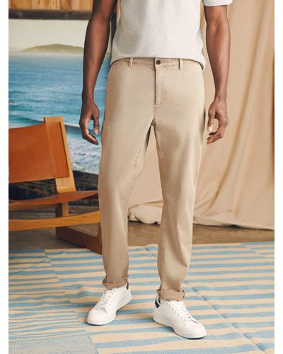 Faherty Coastline Stretch Chino (30" Inseam) Trousers - Multicolour