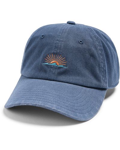 Faherty Sunwashed Baseball Hat - Blue