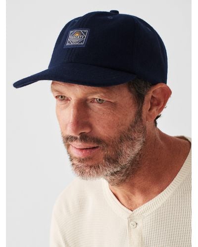 Faherty Wool Baseball Hat - Blue