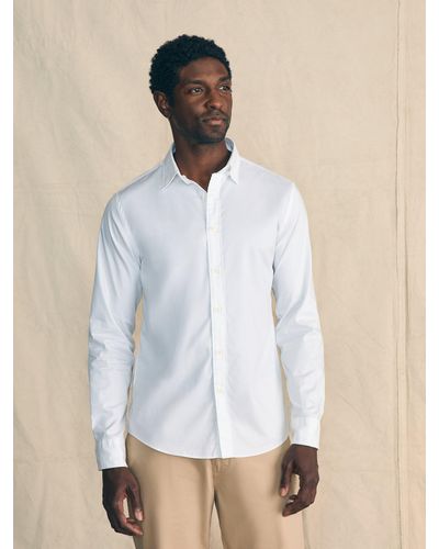 Faherty Movementtm Shirt - White