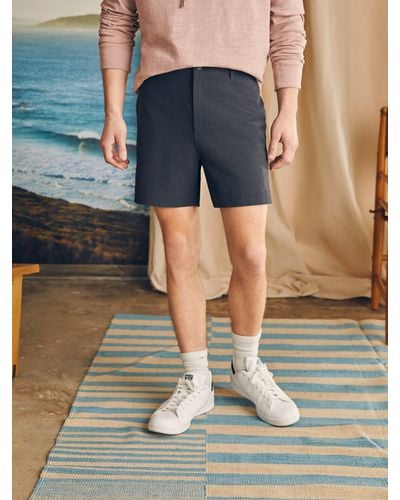 Faherty All Day Shorts (5" Inseam) - White