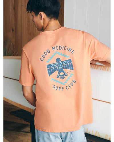 Faherty Steven Paul Judd Good Medicine Surf Club T-shirt - Black