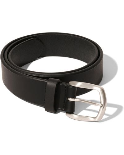 Faherty Leather Belt - Black