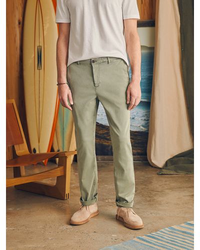 Faherty Coastline Stretch Chino (32" Inseam) Trousers - Multicolour
