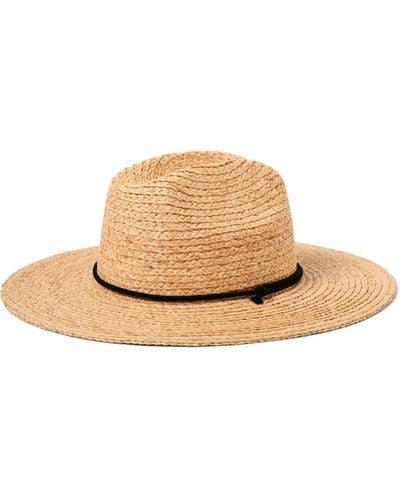 Faherty Rope-trimmed Surfer Straw Hat - Natural