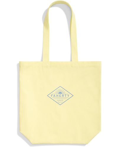Faherty All Day Tote Bag - Yellow