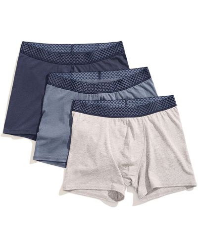 Faherty Boxer Brief 3 Pack - Blue