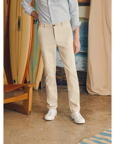 Faherty Coastline Stretch Chino (30" Inseam) Trousers - Multicolour