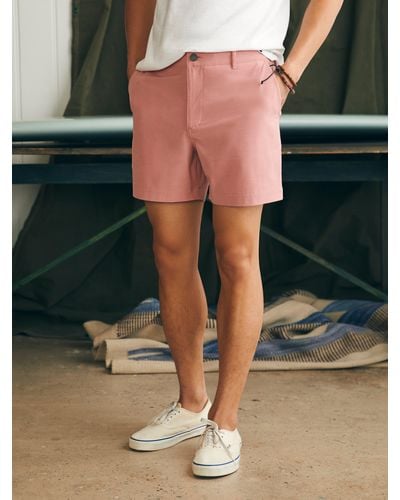 Faherty All Day Shorts (5" Inseam) - Blue