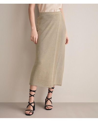 Falconeri Amy Wrap Skirt - Natural