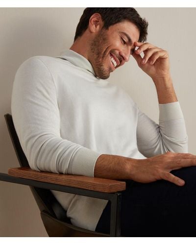 Falconeri Ultrafine Cashmere Turtleneck Jumper - White