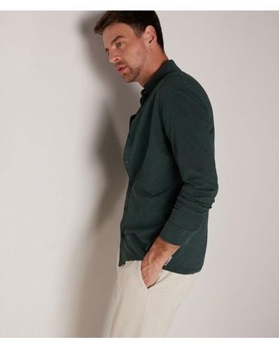 Falconeri Cotton And Silk Piqué Shirt - Multicolour