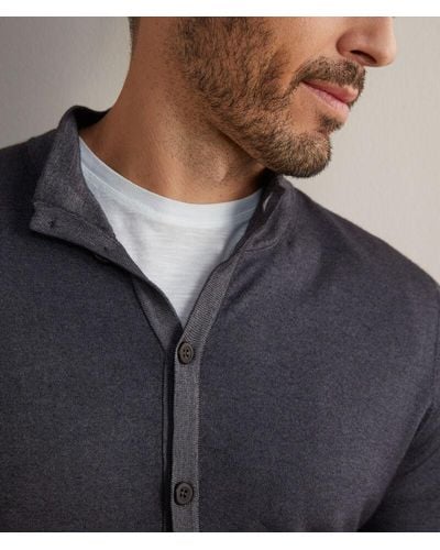 Falconeri Ultrafine Cashmere Buttoned Cardigan - Grey