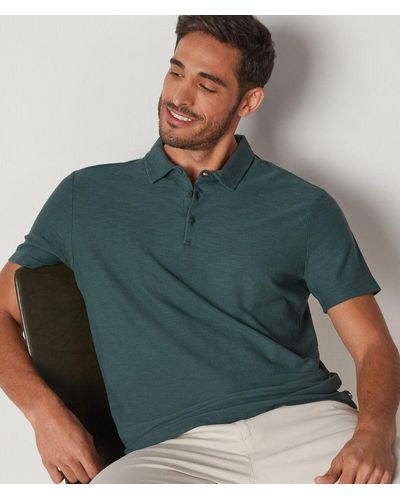 Falconeri Twist Cotton Polo Shirt - Green
