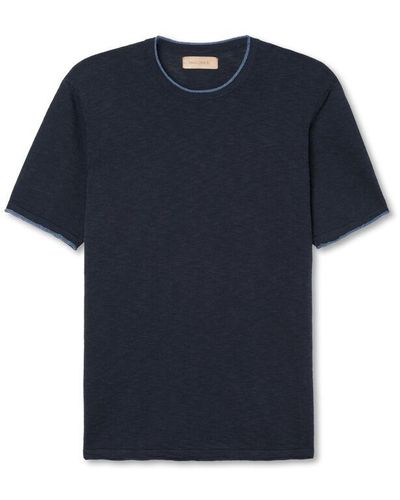 Falconeri Short-sleeved Twist-stitch T-shirt - Blue