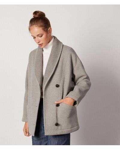Falconeri Cashmere Coat - Grey