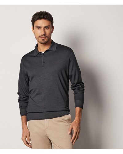Falconeri Ultrafine Cashmere Polo Shirt - Grey
